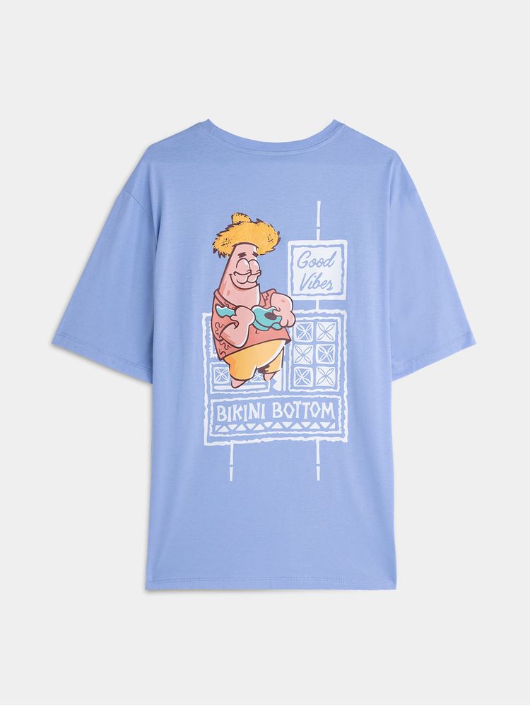 Camiseta Oversize de Bob Esponja para Hombre 05136